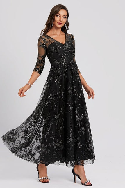 Robe Trapèze Élégance Sombre Lueur