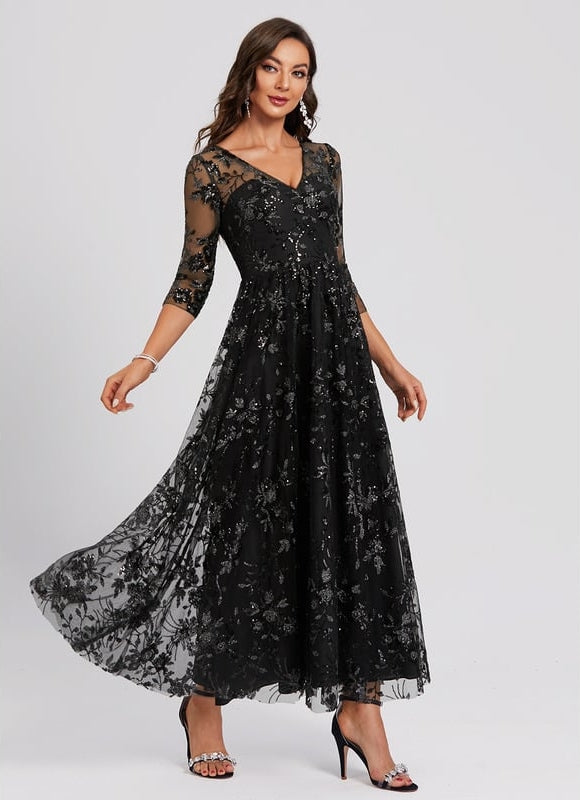 Robe Trapèze Élégance Sombre Lueur