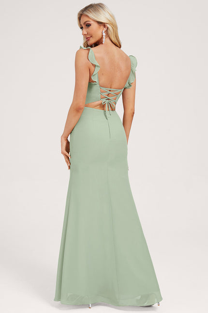Robe Trapèze Flottante Aqua - gallery 1