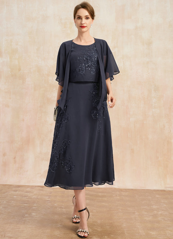 Robe Trapèze Éclat De Velours - gallery 1