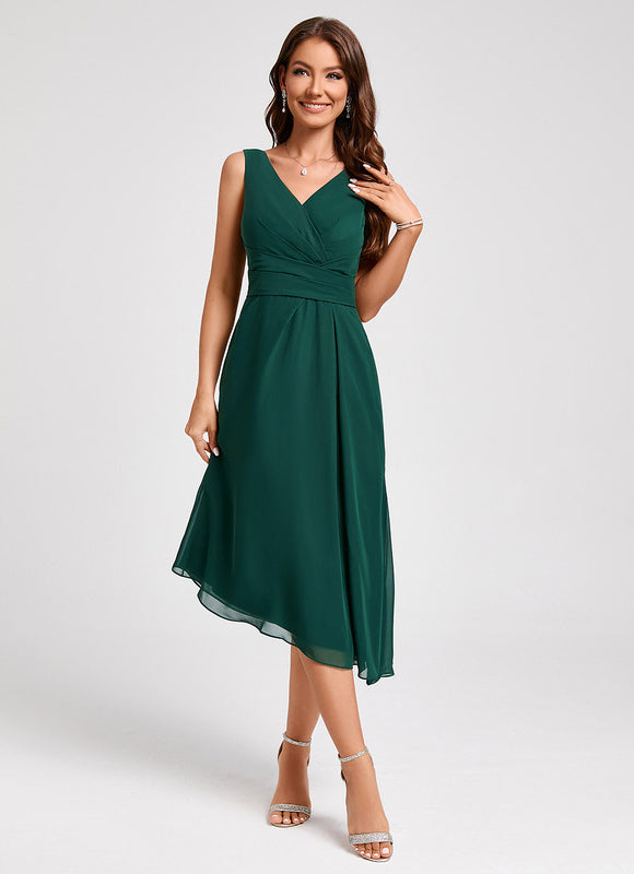 Robe Trapèze Éclat Terre - gallery 4