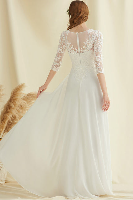 Robe Trapèze Éblouissante Aérienne - gallery 3