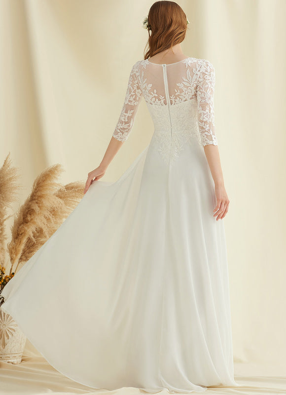 Robe Trapèze Éblouissante Aérienne - gallery 3