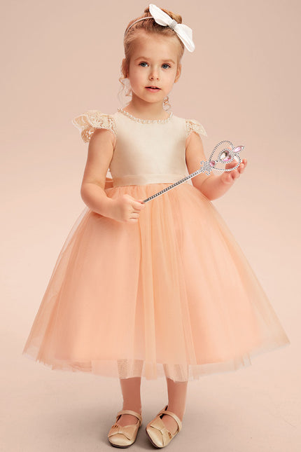 Robe Trapèze Pêche Élégante - gallery 5