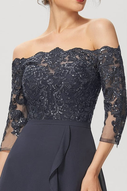 Robe Trapèze Lueur De Soirée - gallery 4