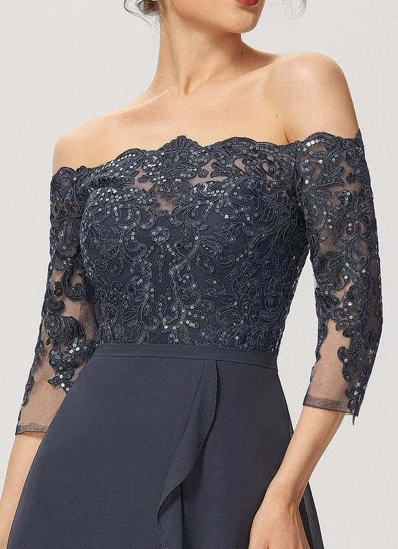 Robe Trapèze Lueur De Soirée - gallery 4
