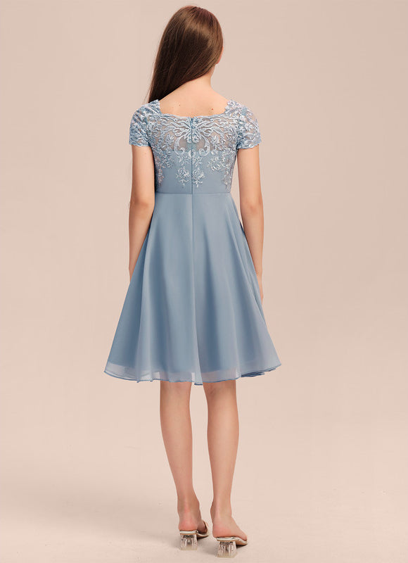Robe Trapèze Céleste Dentelle - gallery 2