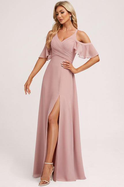 Robe Trapèze Aérienne Céleste - gallery 4