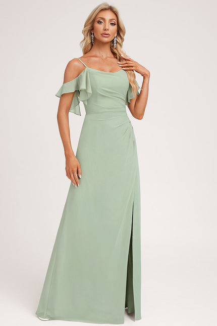 Robe Trapèze Aérienne Céleste - gallery 4