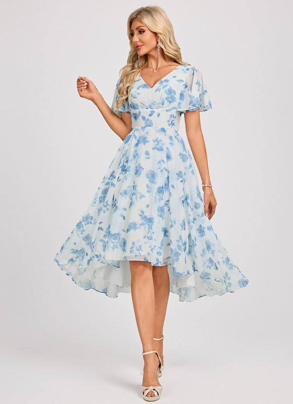 Robe Trapèze Fluide Asymétrique - gallery 2