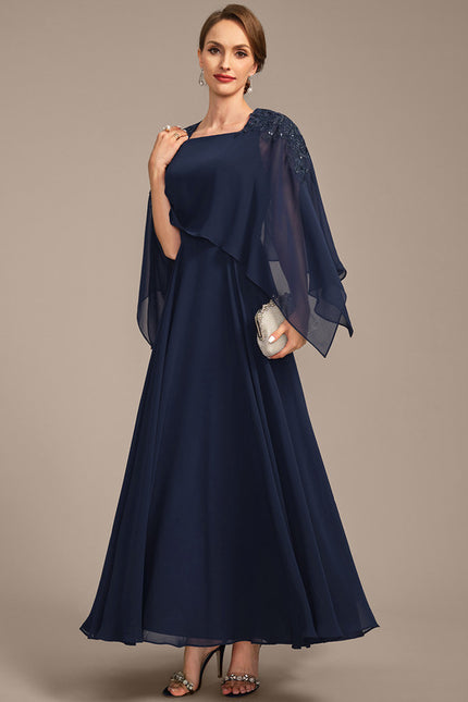 Robe Trapèze Nuit Marine - gallery 4