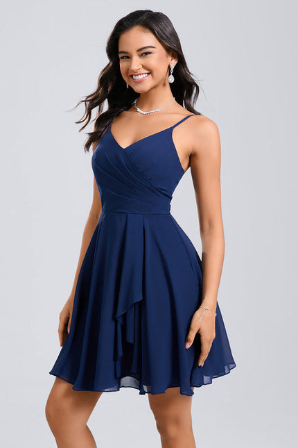 Robe Trapèze Marine Éthérée - gallery 5