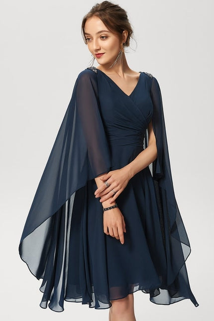 Robe Trapèze Élégance Luminescente