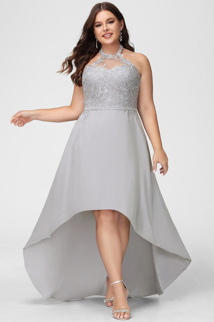 Robe Trapèze Sérénité Dentelle Céleste - gallery 5