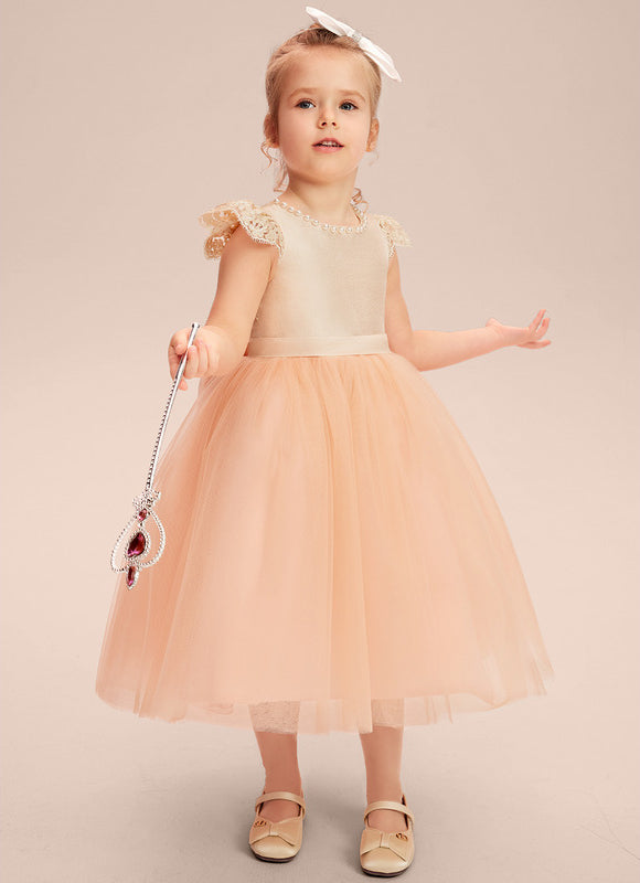 Robe Trapèze Pêche Élégante - gallery 6