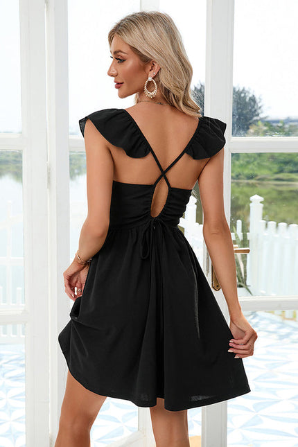 Robe Trapèze Rouge Chic - gallery 3