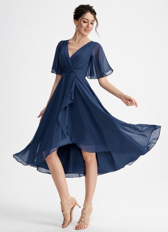 Robe Trapèze Flottante Verte - gallery 6