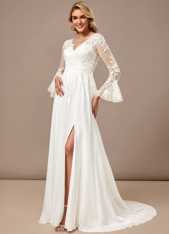 Robe De Mariee Trapeze Femme Ronde - gallery 4