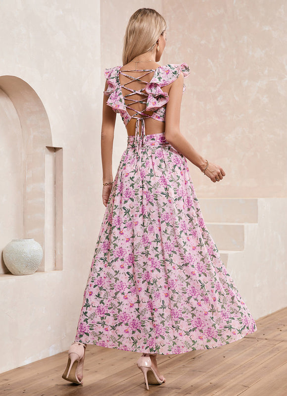 Robe Trapèze Rêverie Florale - gallery 2