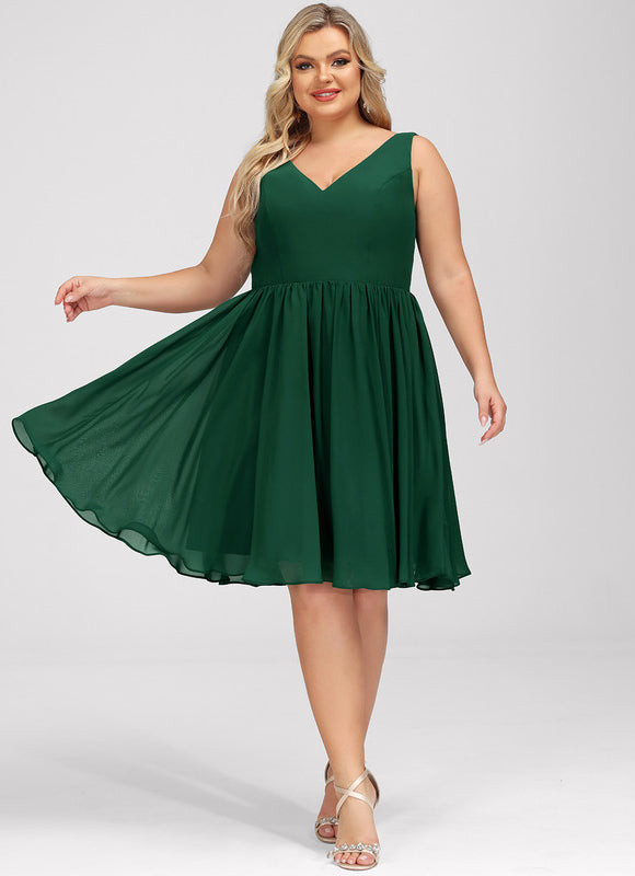 Robe Trapèze Drapé Élégant Chic - gallery 8