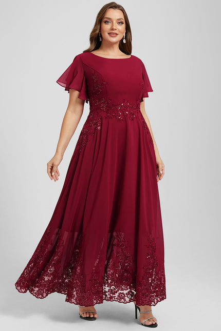 Robe Trapèze Rouge Envoûtant - gallery 8