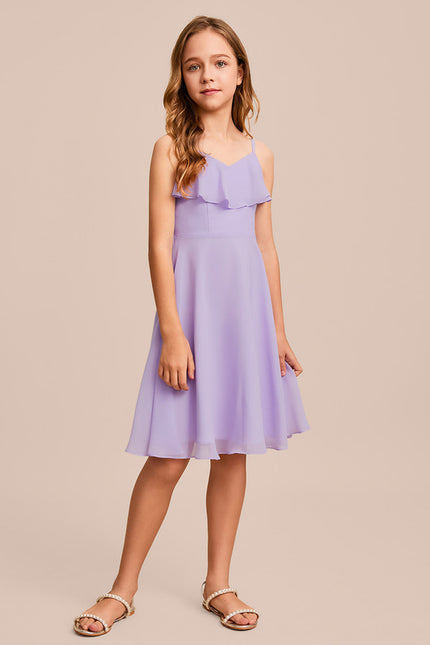 Robe Trapèze Éclat De Mousseline - gallery 6