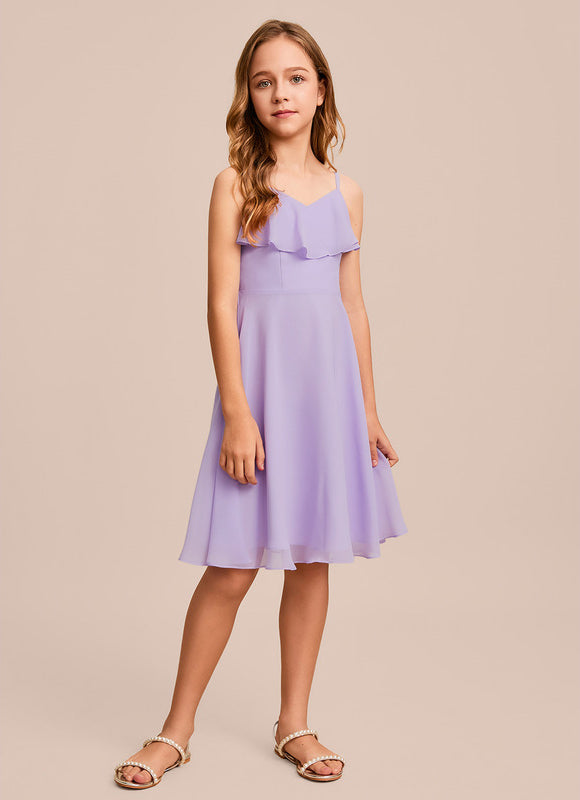 Robe Trapèze Éclat De Mousseline - gallery 6