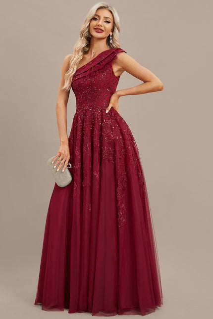 Robe Trapèze Bourgogne Étoilé - gallery 2