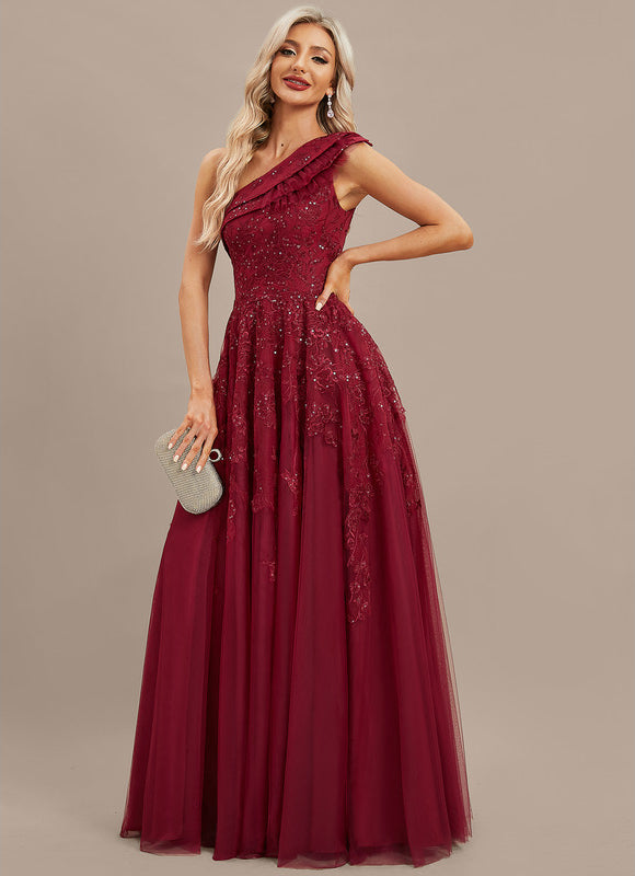 Robe Trapèze Bourgogne Étoilé - gallery 2