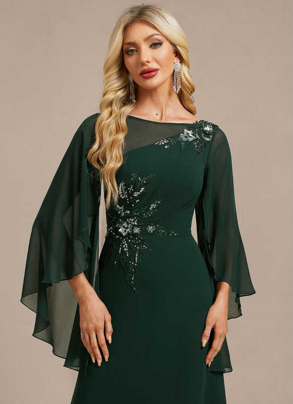 Robe Trapeze Col Bateau - gallery 2