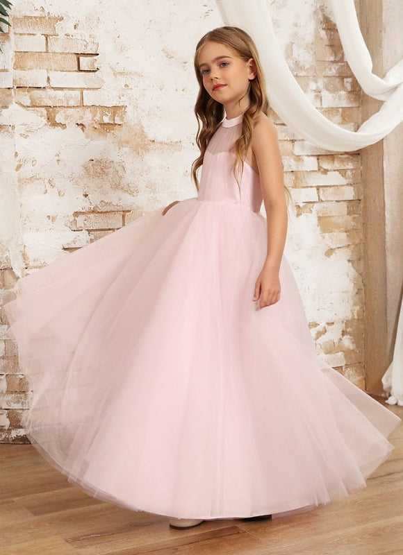 Robe Trapèze Pureté De Tulle - gallery 7