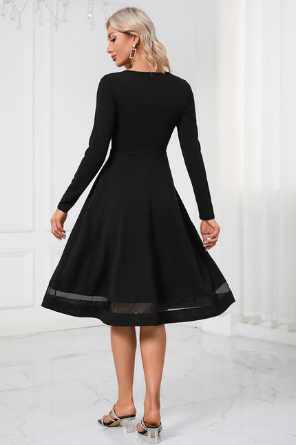 Robe Trapèze Midi Épure - gallery 1