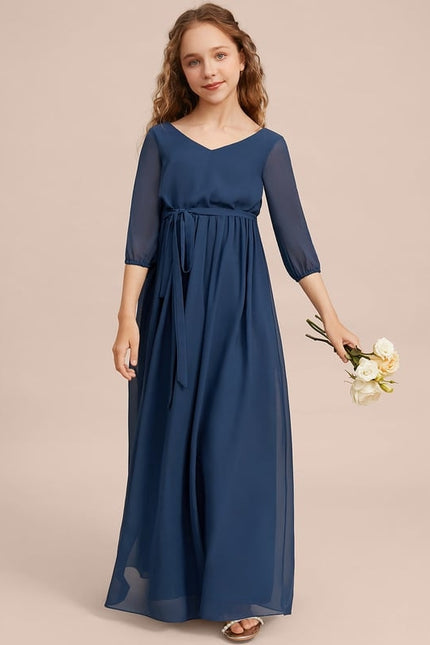 Robe Trapèze Vert Doux Éclat - gallery 5