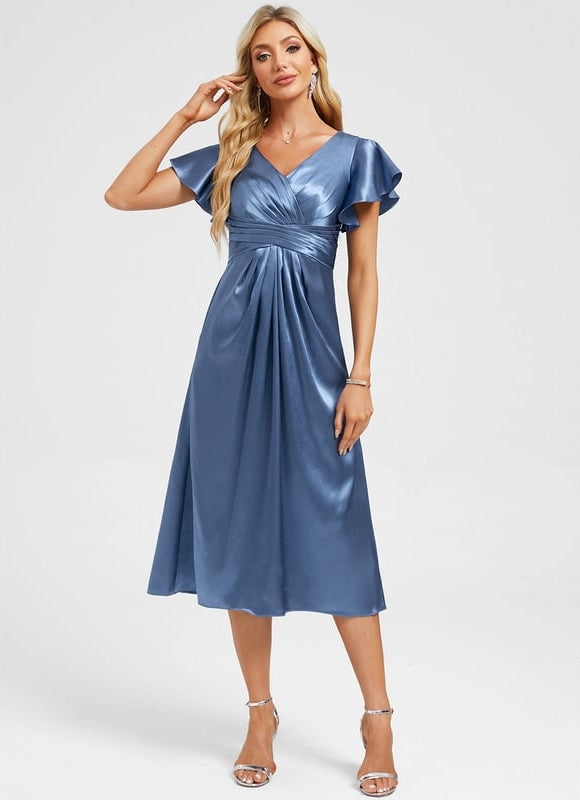 Robe Trapèze Élégance Océanique - gallery 1