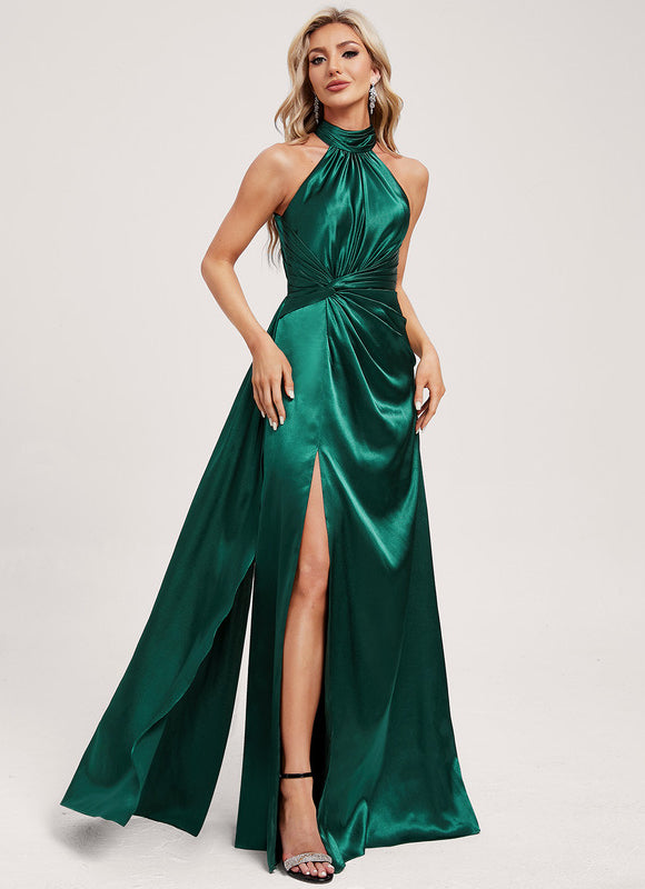 Robe Trapèze Satin Sirène - gallery 1