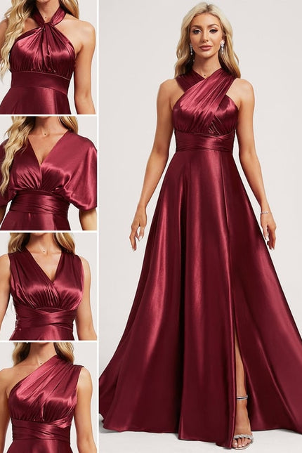Robe Trapèze Velours Éclatant