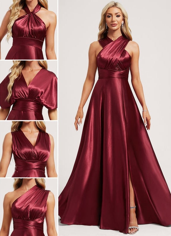 Robe Trapèze Velours Éclatant