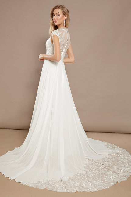 Robe Trapèze Élégance Tulle Couture - gallery 4