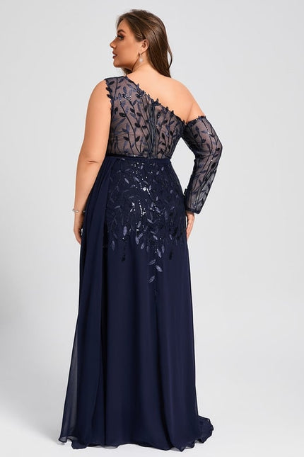 Robe Trapèze Asymétrique Élégante - gallery 7