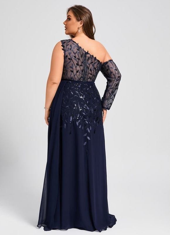 Robe Trapèze Asymétrique Élégante - gallery 7