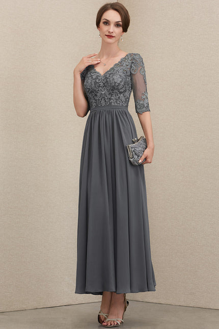 Robe Trapèze Bleu Douceur - gallery 1