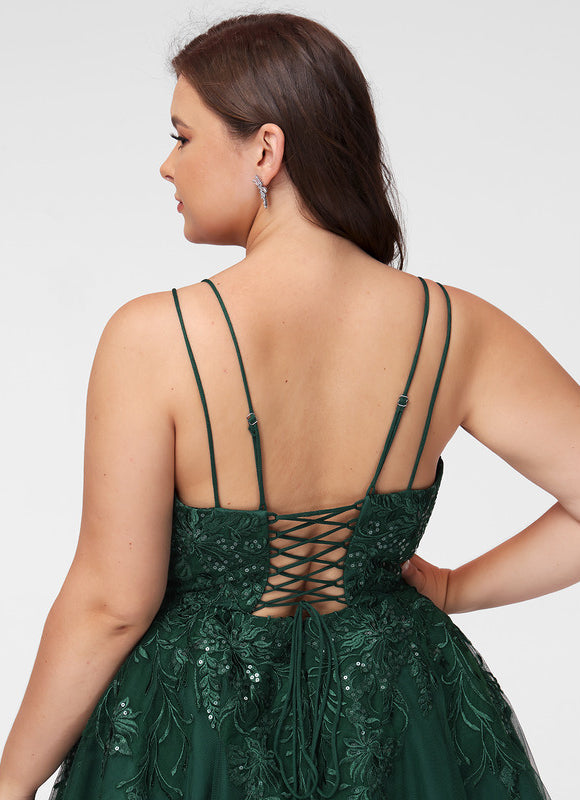 Robe Trapèze Tulle Noire - gallery 9