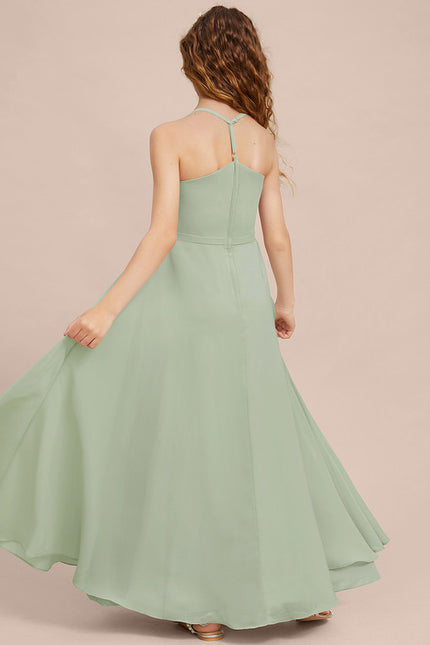 Robe Trapèze Vert Doux Éclat - gallery 7