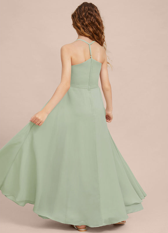 Robe Trapèze Vert Doux Éclat - gallery 7