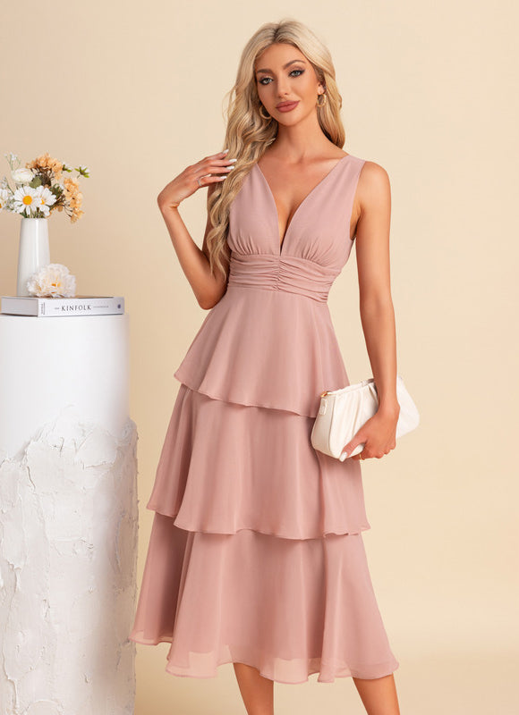 Robe Trapèze Chic Olivâtre - gallery 5