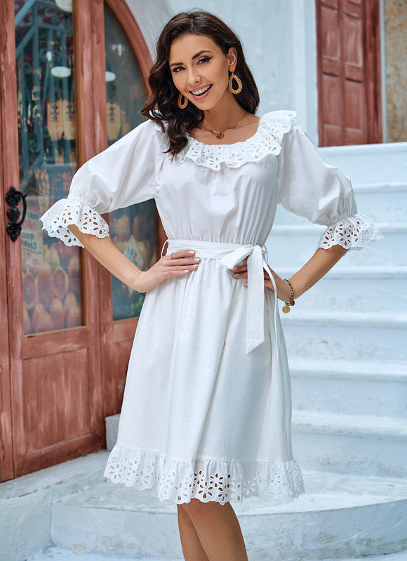 Robe Trapèze Coton Chic - gallery 6