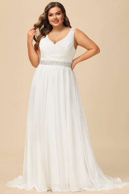 Robe Trapèze Nuptiale Légère - gallery 5