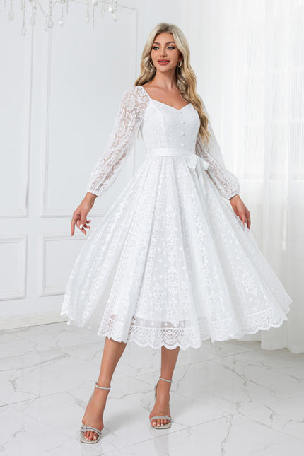Robe Trapeze Blanche