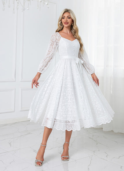 Robe Trapeze Blanche