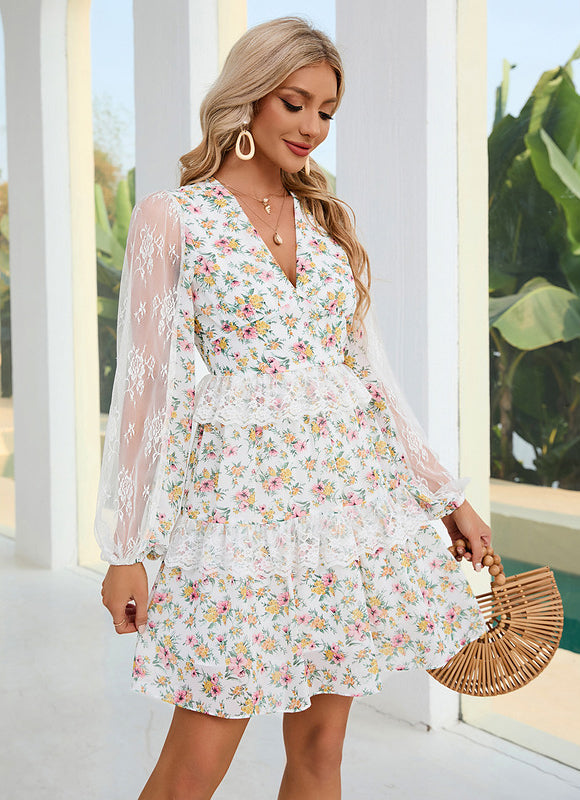 Robe Trapèze Vaporeuse Éclat